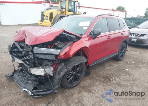 2025 Honda Cr-V Hybrid Sport Touring from USA, damaged, VIN 7FARS6H92SE013882